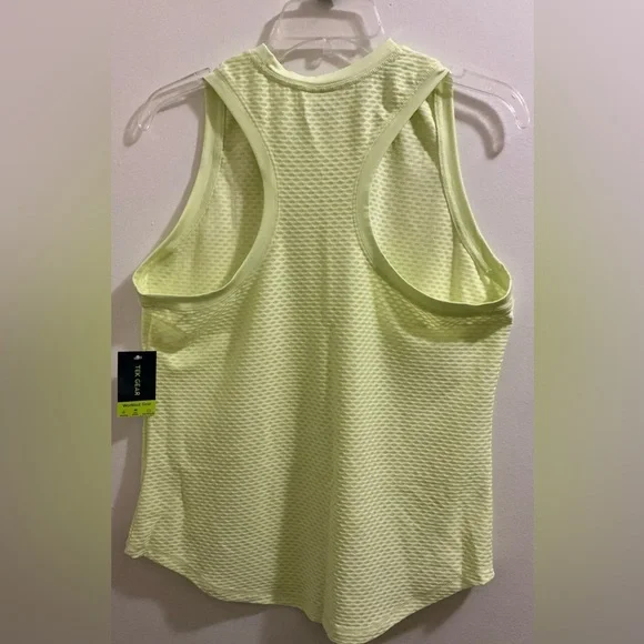 Tek Gear Women's Light Green Mesh look Tank Top - Picture 2 of 4